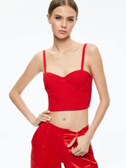 Alice and Olivia MATCHING SETS*ADARA BUSTIER TOP + JOETTE LOW RISE CARGO PANT