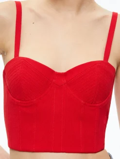 Alice and Olivia MATCHING SETS*ADARA BUSTIER TOP + JOETTE LOW RISE CARGO PANT