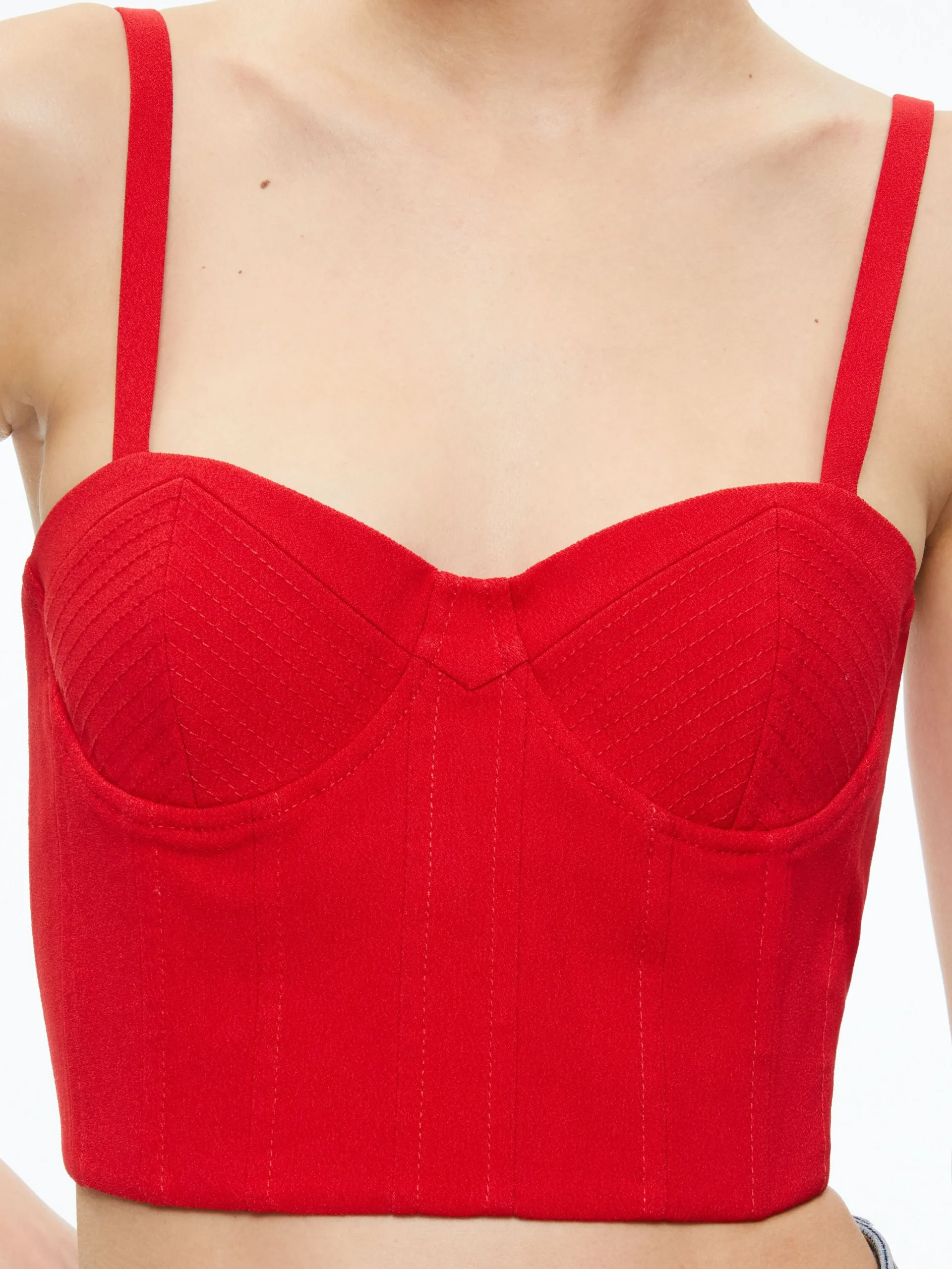 Alice and Olivia MATCHING SETS*ADARA BUSTIER TOP + JOETTE LOW RISE CARGO PANT