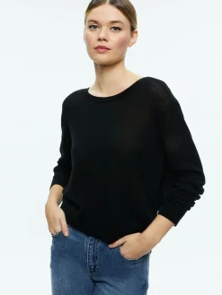Alice and Olivia ESSENTIALS|SWEATERS*AKERS REVERSIBLE PULLOVER