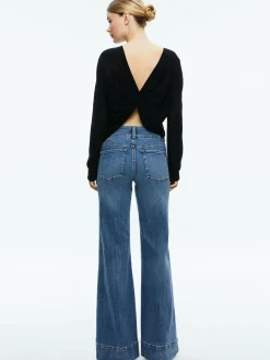 Alice and Olivia ESSENTIALS|SWEATERS*AKERS REVERSIBLE PULLOVER