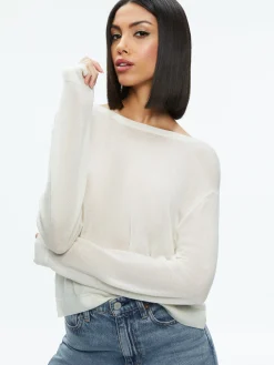 Alice and Olivia ESSENTIALS|SWEATERS*AKERS REVERSIBLE PULLOVER