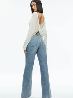 Alice and Olivia ESSENTIALS|SWEATERS*AKERS REVERSIBLE PULLOVER