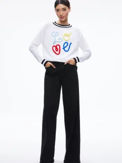 Alice and Olivia SWEATERS|TOPS*ALBINA LOVE PULLOVER