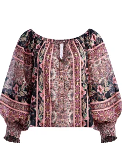 Alice and Olivia TOPS*ALTA OFF THE SHOULDER TOP