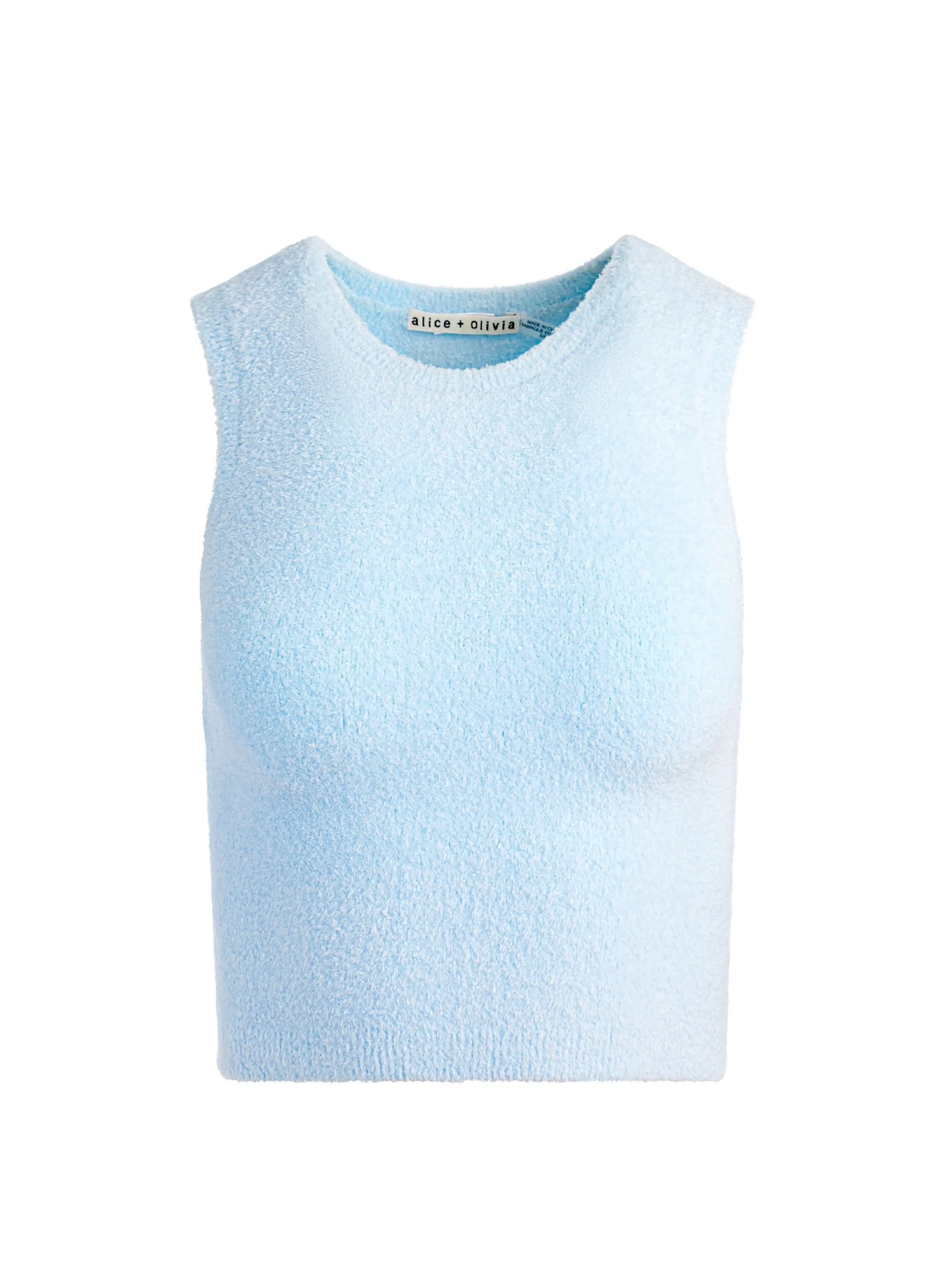 Alice and Olivia SWEATERS*AMITY SLEEVELESS CROPPED TANK