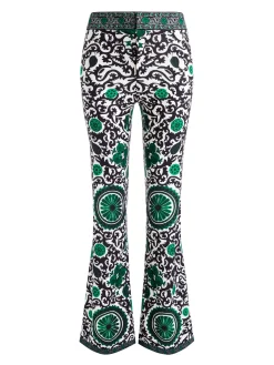 Alice and Olivia THE WORKWEAR EDIT|PANTS*ANDREW HIGH WAISTED BOOTCUT SLIM PANT