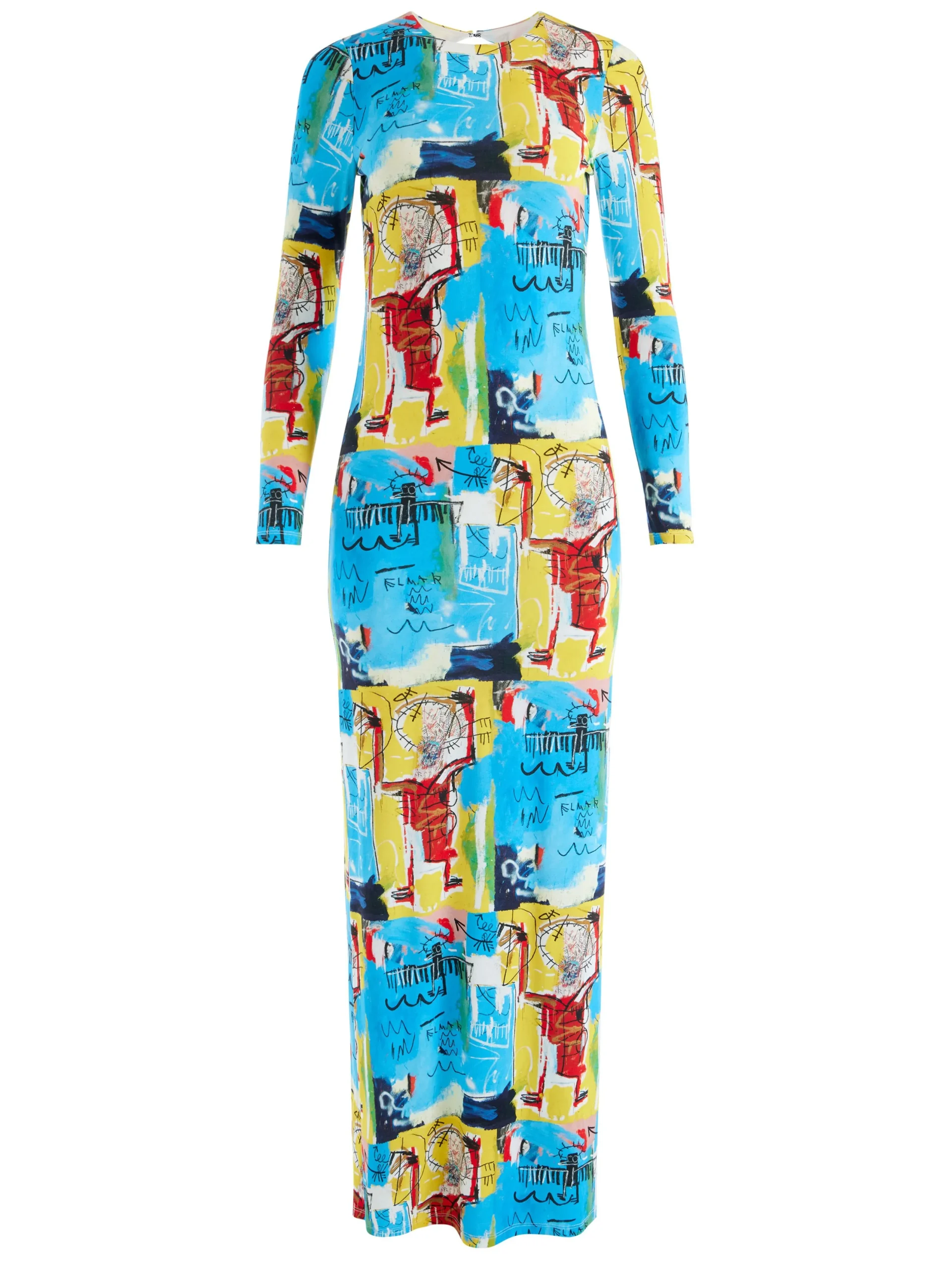 Alice and Olivia STACEY'S FAVORITES|GUEST OF*A+O X BASQUIAT DELORA MAXI DRESS