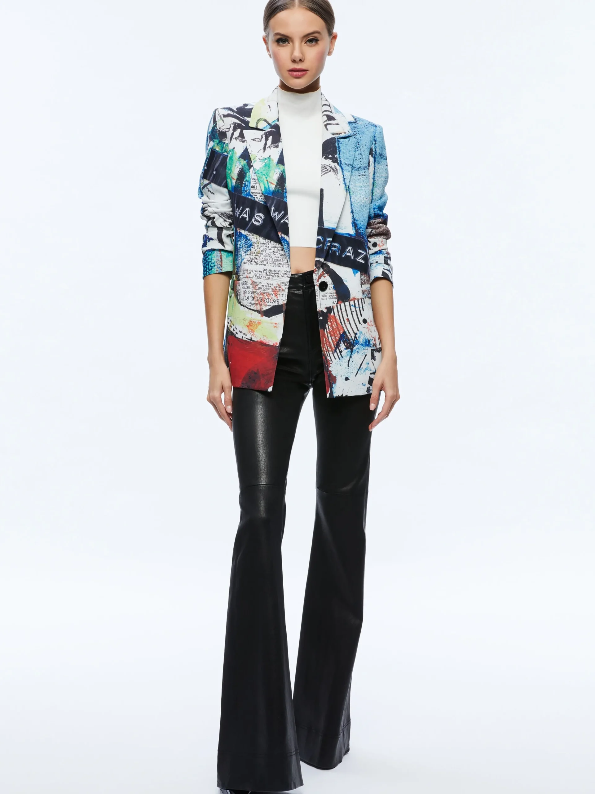 Alice and Olivia JACKETS + COATS*A+O X BASQUIAT DENNY BLAZER