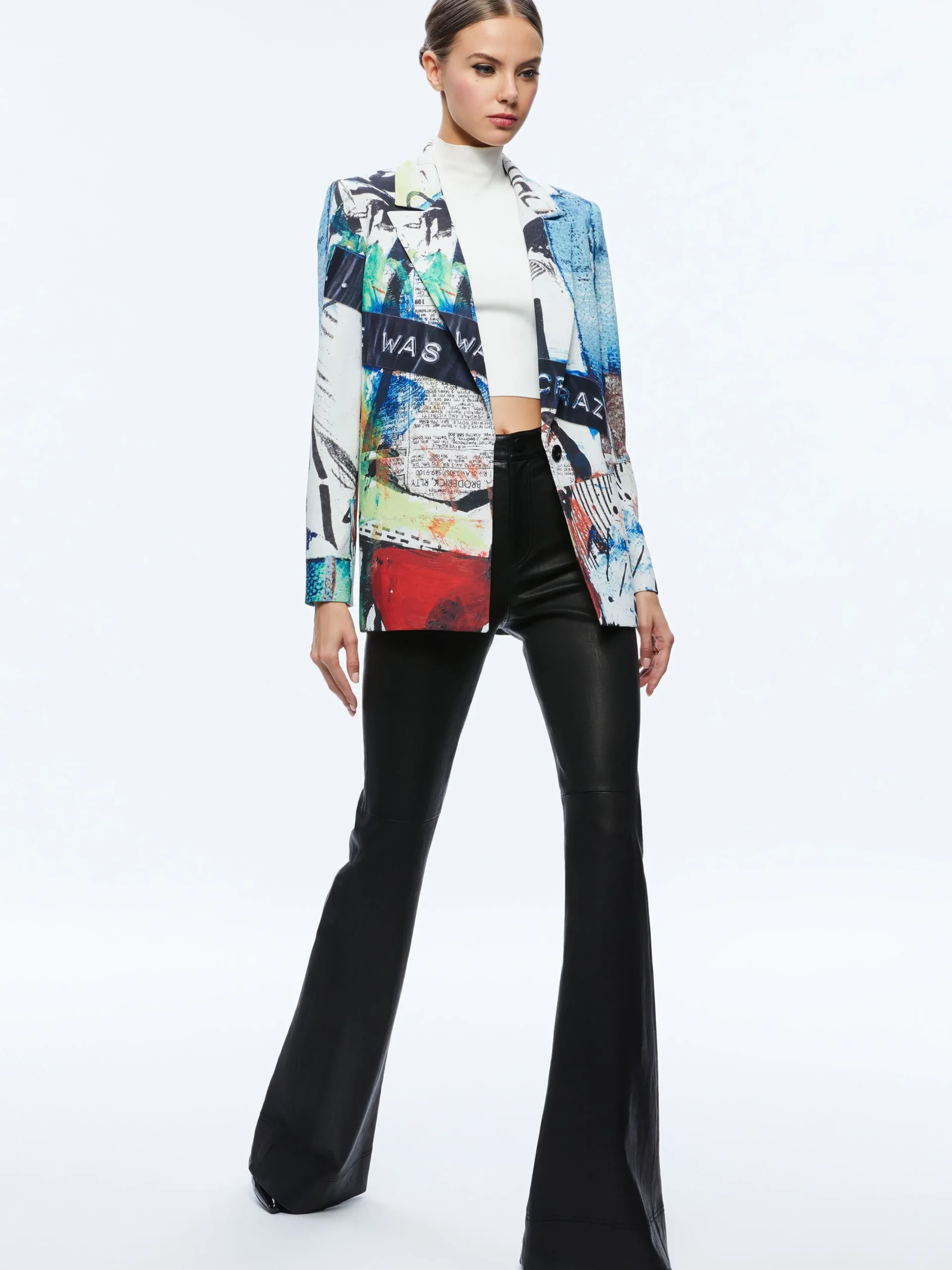 Alice and Olivia JACKETS + COATS*A+O X BASQUIAT DENNY BLAZER