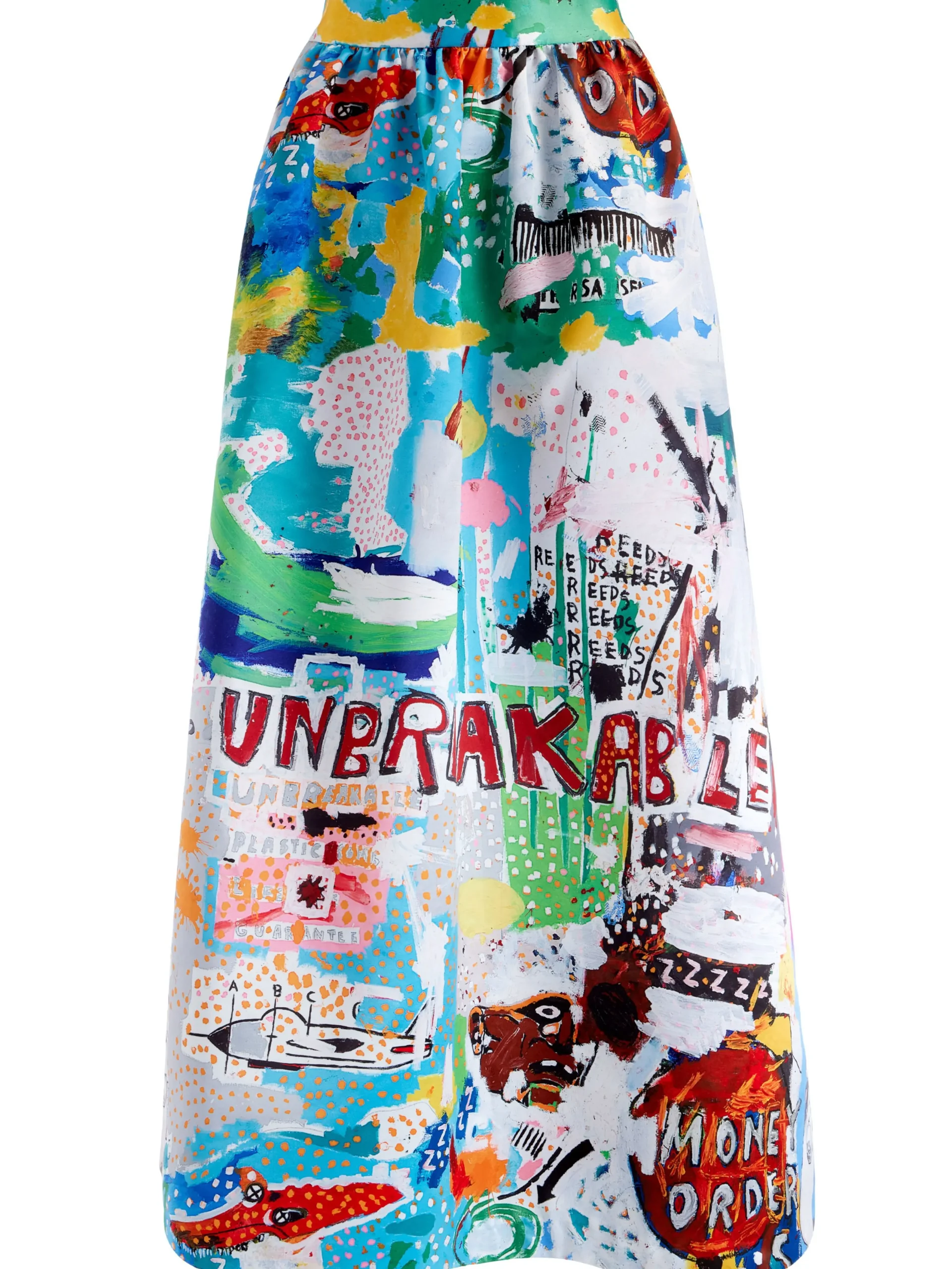 Alice and Olivia STACEY'S FAVORITES|SKIRTS*A+O X BASQUIAT TINA TEA LENGTH SKIRT