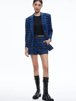 Alice and Olivia MATCHING SETS*ASHLEY OVERSIZED BLAZER + CADY HIGH WAISTED SHORT