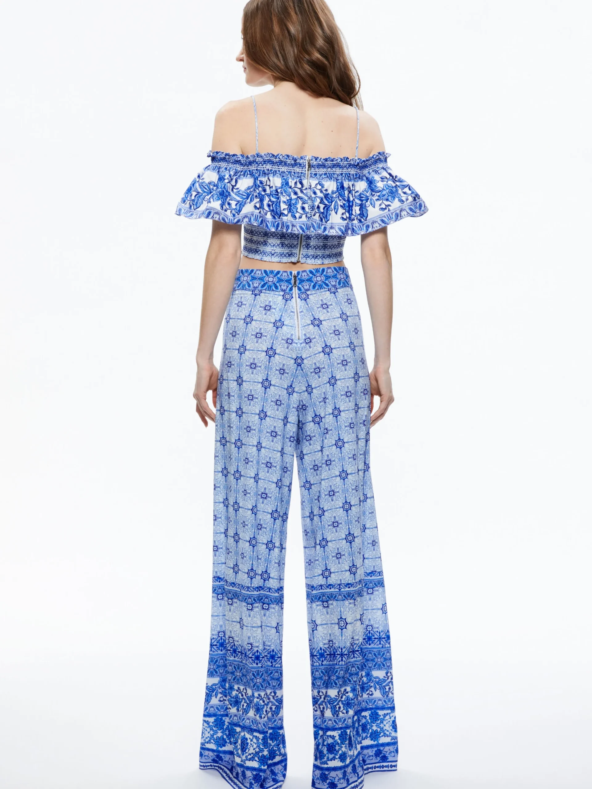 Alice and Olivia PANTS*ATHENA WIDE LEG PANT