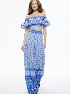 Alice and Olivia PANTS*ATHENA WIDE LEG PANT