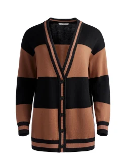 Alice and Olivia SWEATERS*BARRY OVERSIZED V-NECK CARDIGAN
