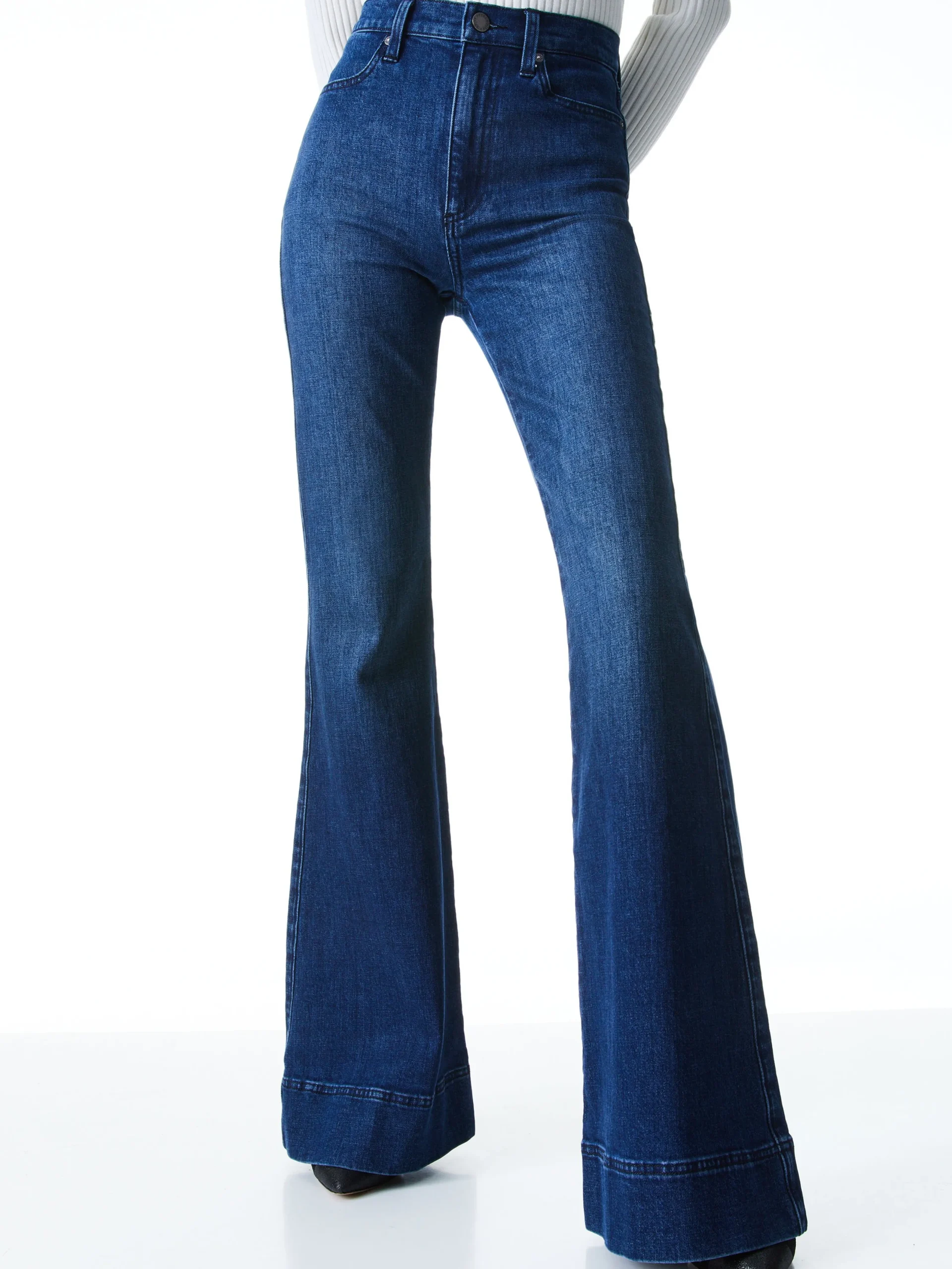 Alice and Olivia JEAN SHOP|ESSENTIALS*BEAUTIFUL HIGH RISE BELL
