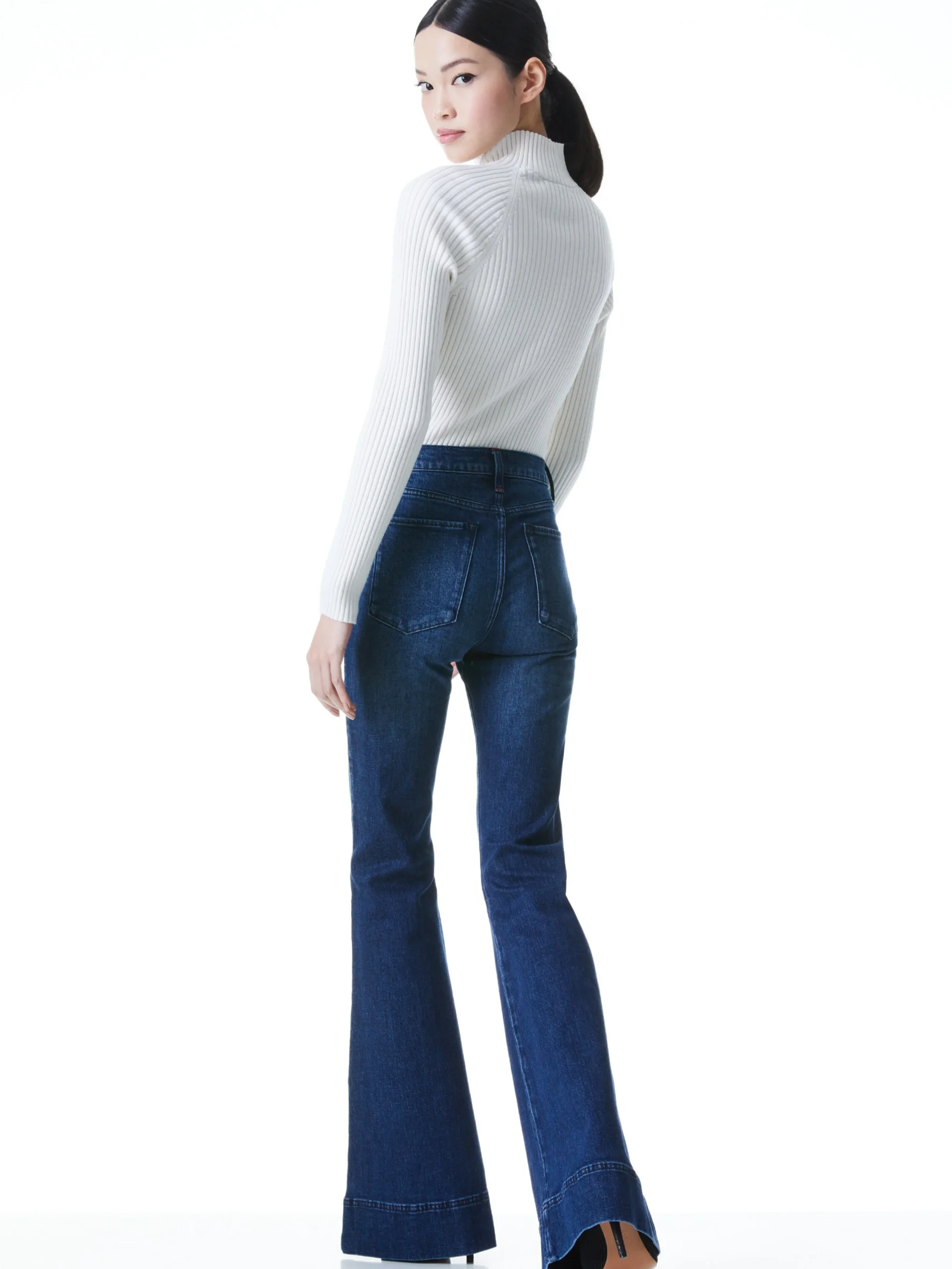 Alice and Olivia JEAN SHOP|ESSENTIALS*BEAUTIFUL HIGH RISE BELL