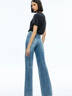 Alice and Olivia ESSENTIALS|TOPS*BRADEN DROP SHOULDER TEE