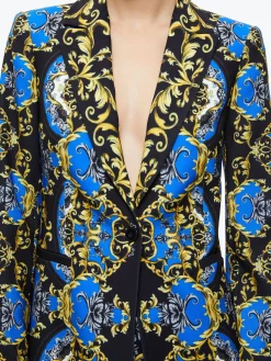 Alice and Olivia MATCHING SETS*BREANN FITTED BLAZER + TEENY FIT FLARE BOOTCUT PANT