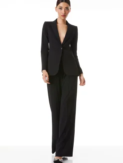 Alice and Olivia ESSENTIALS|THE WORKWEAR EDIT*BREANN LONG FITTED BLAZER