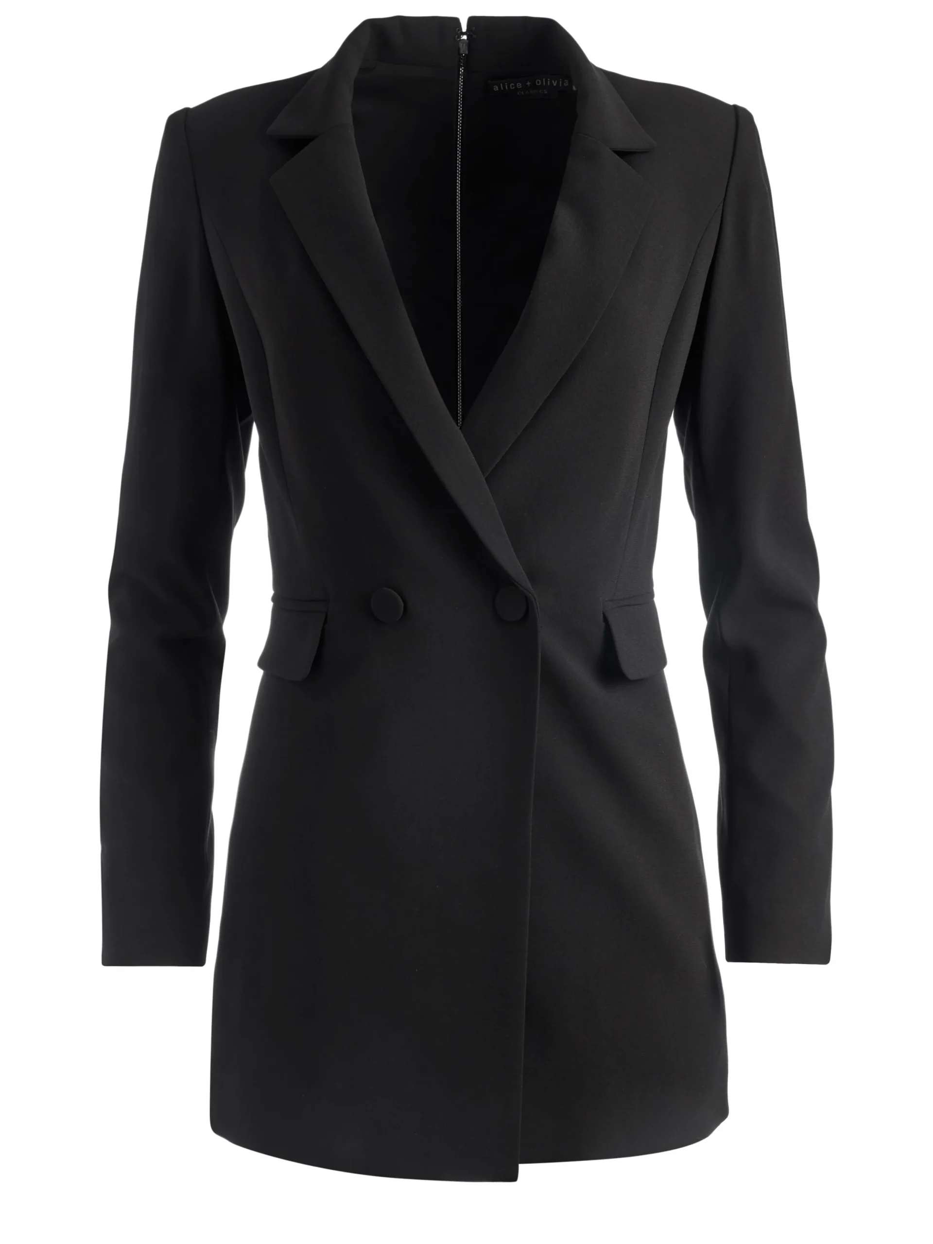 Alice and Olivia ESSENTIALS|THE WORKWEAR EDIT*BREANN LONG FITTED BLAZER