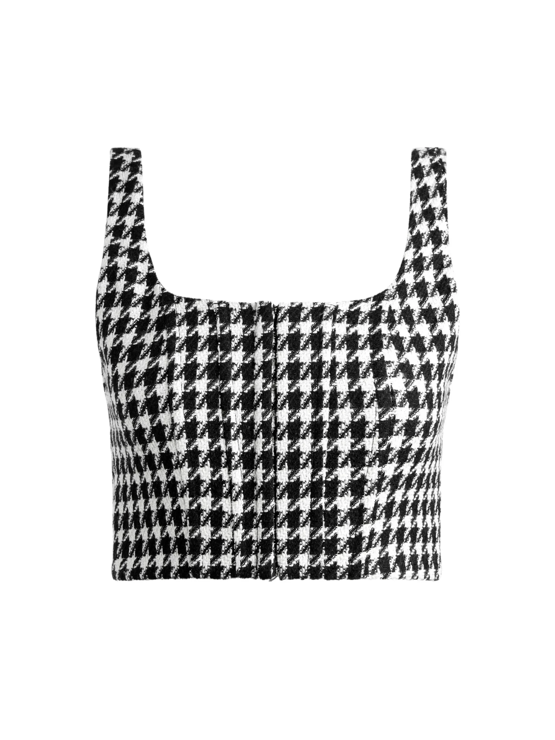 Alice and Olivia MATCHING SETS*BRESLIN CORSET TOP + DONALD SIDE BUTTON SKIRT