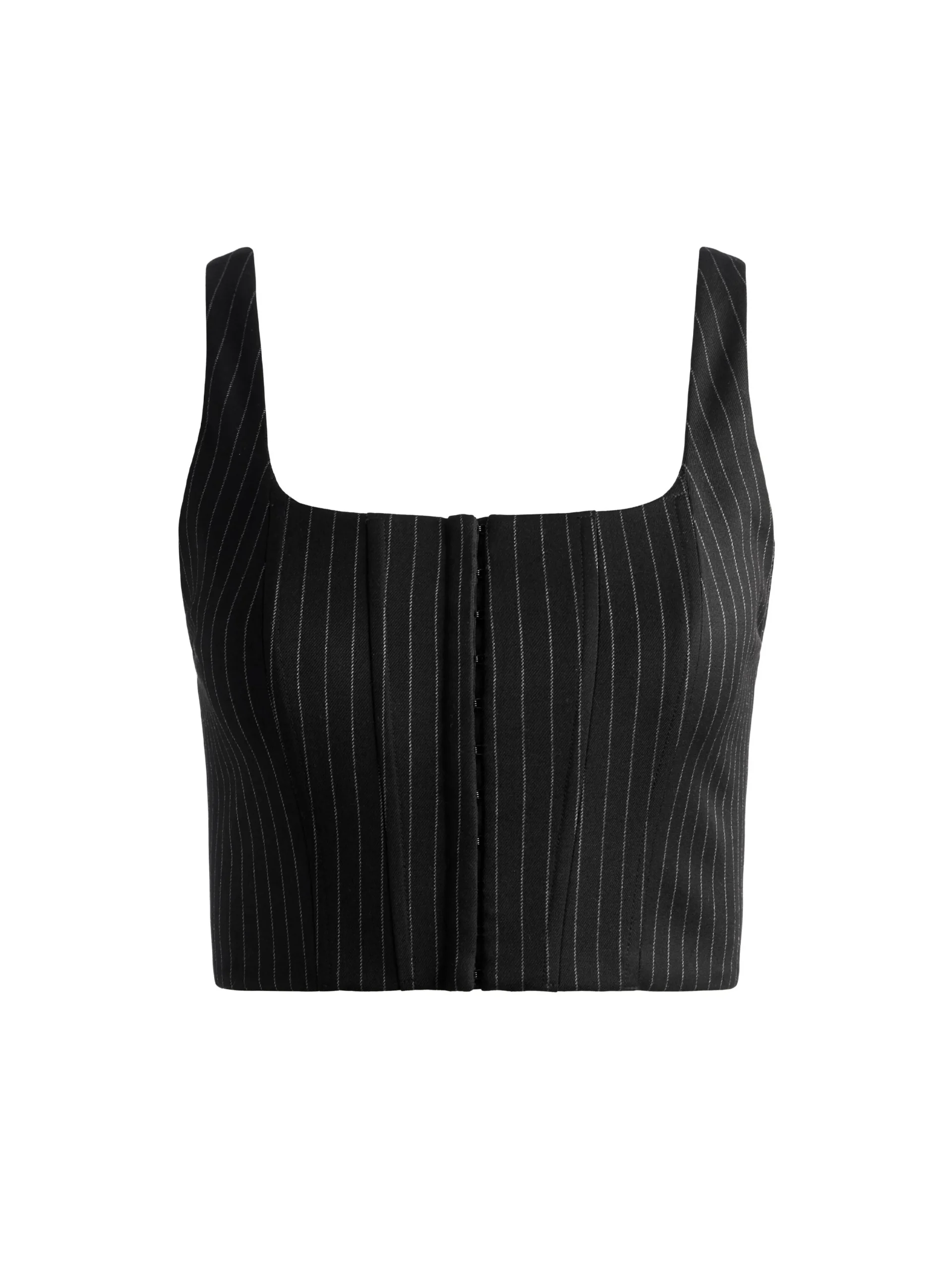 Alice and Olivia MATCHING SETS*BRESLIN CORSET TOP + SIOBHAN FRONT WRAP MIDI SKIRT
