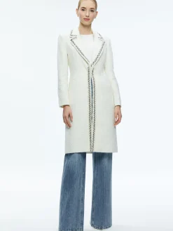 Alice and Olivia STACEY'S FAVORITES|THE WORKWEAR EDIT*BRET EMBELLISHED LONG BLAZER