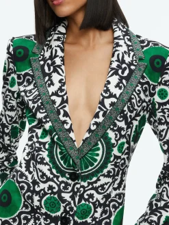 Alice and Olivia THE WORKWEAR EDIT|JACKETS + COATS*BRET LONG BLAZER
