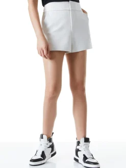 Alice and Olivia ESSENTIALS|SHORTS*CADY HIGH WAISTED LEATHER SHORT