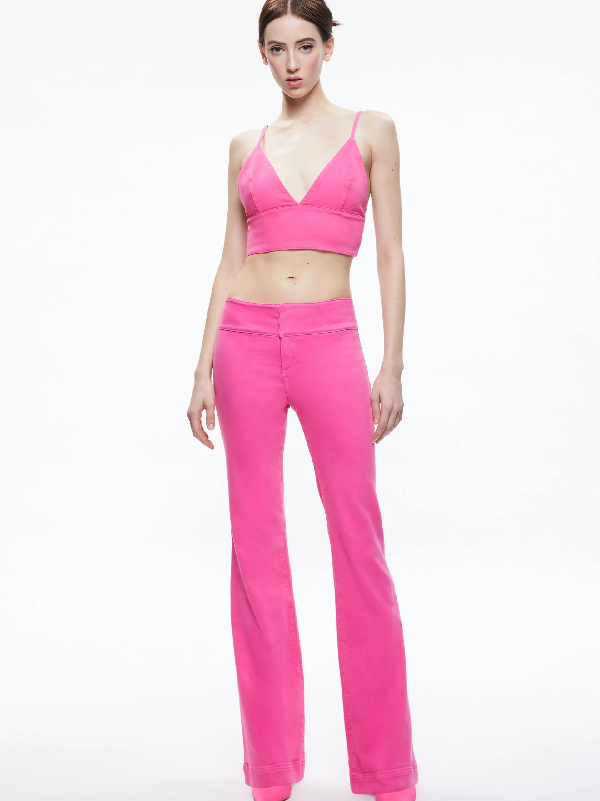 Alice and Olivia JEAN SHOP|TOPS*CARLI DENIM BRA TOP