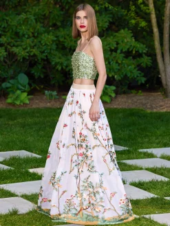Alice and Olivia SKIRTS*CATRINA EMBELLISHED GOWN MAXI SKIRT