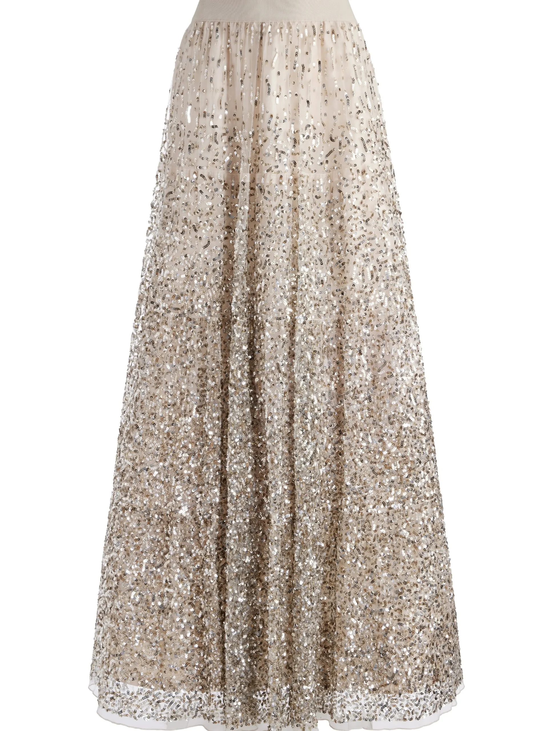 Alice and Olivia SKIRTS*CATRINA SEQUIN EMBELLISHED GOWN SKIRT