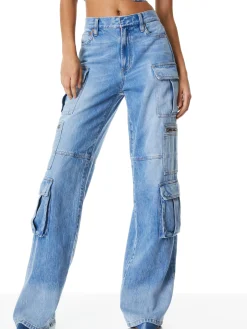 Alice and Olivia JEAN SHOP|JEANS*CAY BAGGY CARGO JEANS