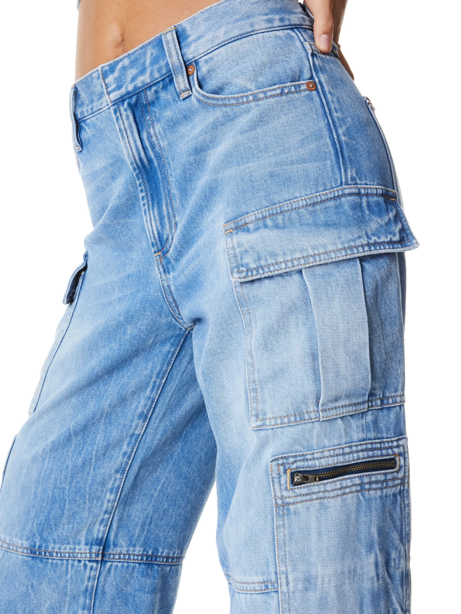 Alice and Olivia JEAN SHOP|JEANS*CAY BAGGY CARGO JEANS