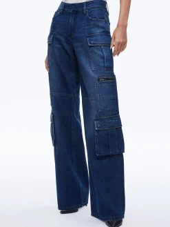 Alice and Olivia JEAN SHOP|JEANS*CAY BAGGY CARGO JEANS