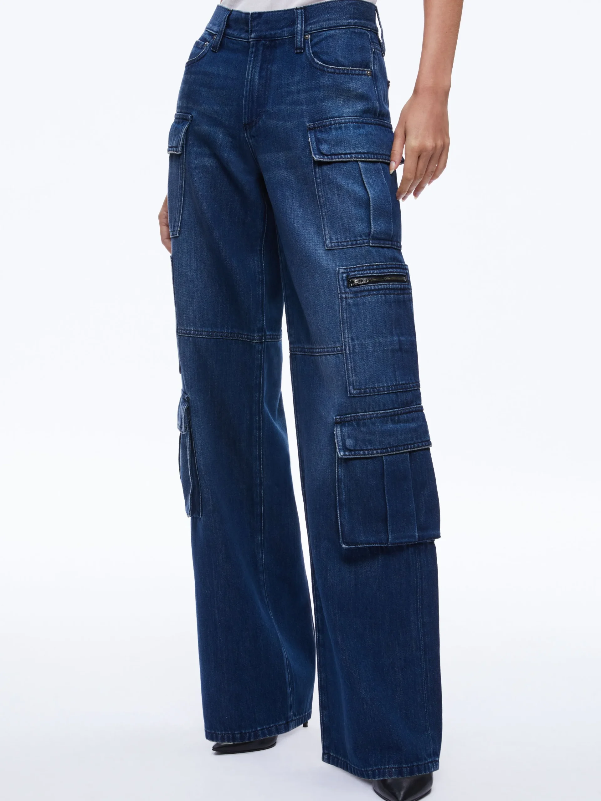 Alice and Olivia JEAN SHOP|JEANS*CAY BAGGY CARGO JEANS