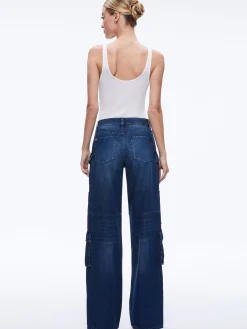 Alice and Olivia JEAN SHOP|JEANS*CAY BAGGY CARGO JEANS