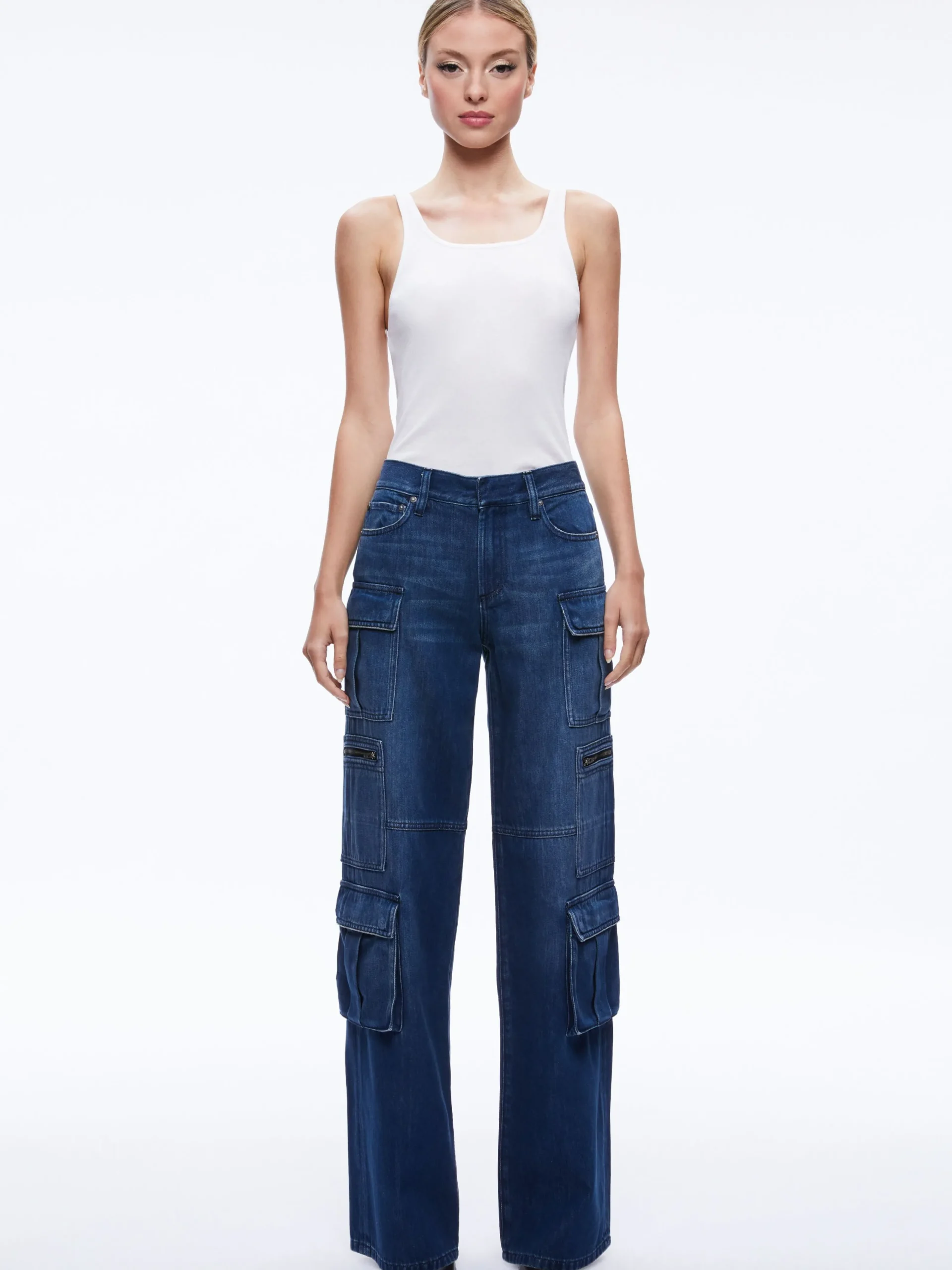 Alice and Olivia JEAN SHOP|JEANS*CAY BAGGY CARGO JEANS