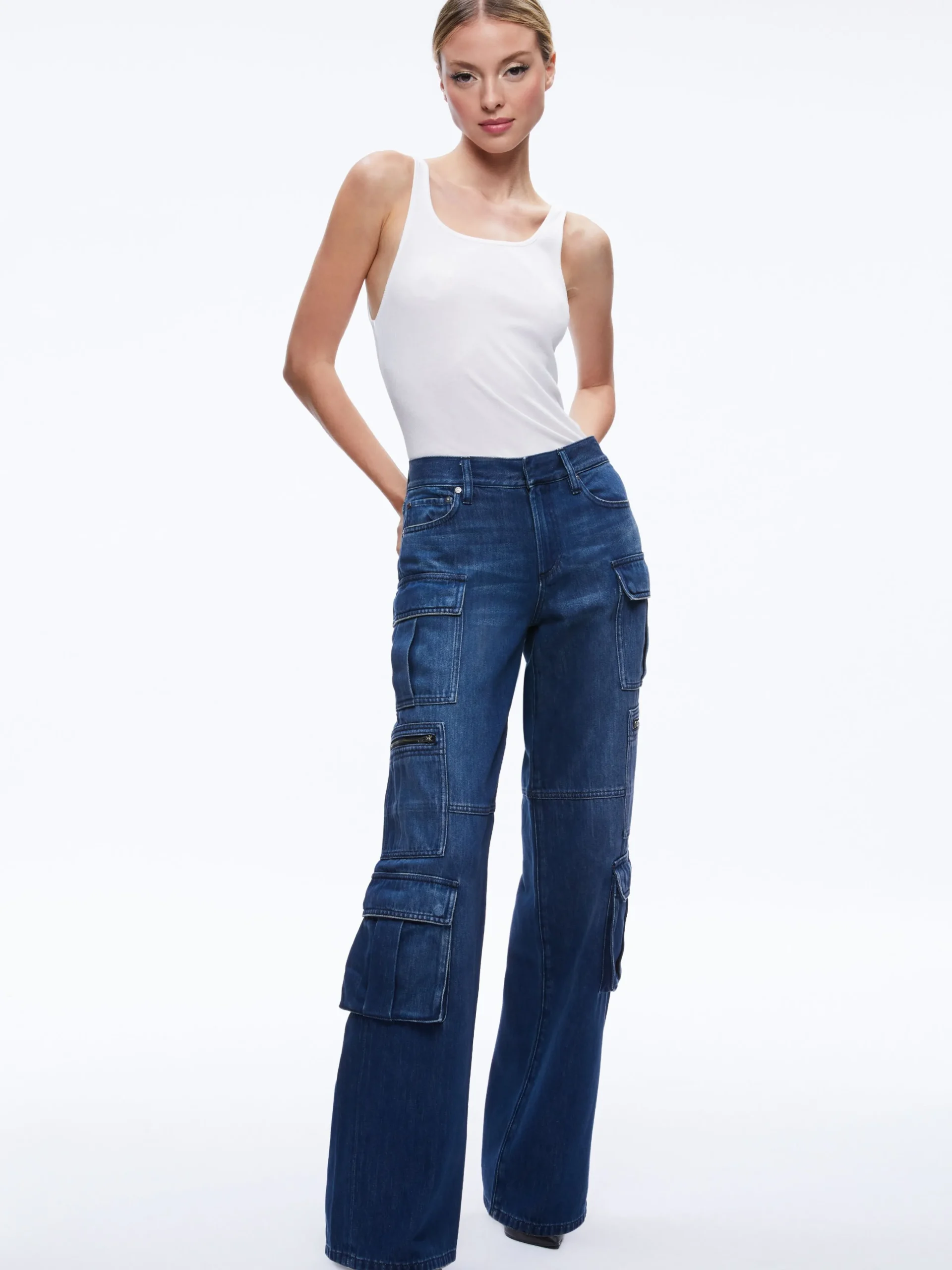 Alice and Olivia JEAN SHOP|JEANS*CAY BAGGY CARGO JEANS