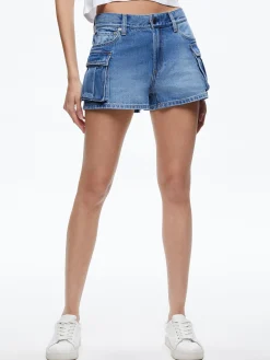 Alice and Olivia JEAN SHOP|SHORTS*CAY LOW RISE CARGO SHORT