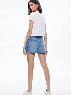 Alice and Olivia JEAN SHOP|SHORTS*CAY LOW RISE CARGO SHORT