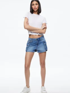 Alice and Olivia JEAN SHOP|SHORTS*CAY LOW RISE CARGO SHORT