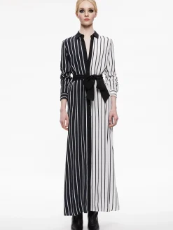 Alice and Olivia ESSENTIALS|MAXI*CHASSIDY MAXI SHIRT DRESS