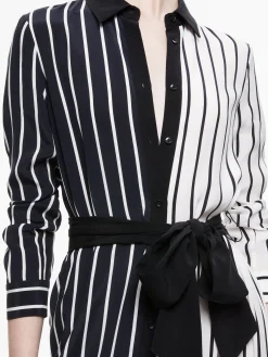 Alice and Olivia ESSENTIALS|MAXI*CHASSIDY MAXI SHIRT DRESS