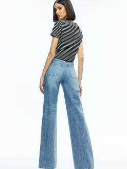 Alice and Olivia ESSENTIALS|TOPS*CINDY CLASSIC CROPPED TEE