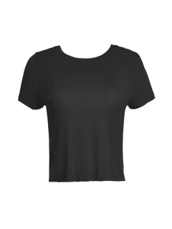 Alice and Olivia ESSENTIALS|TOPS*CINDY CLASSIC CROPPED TEE