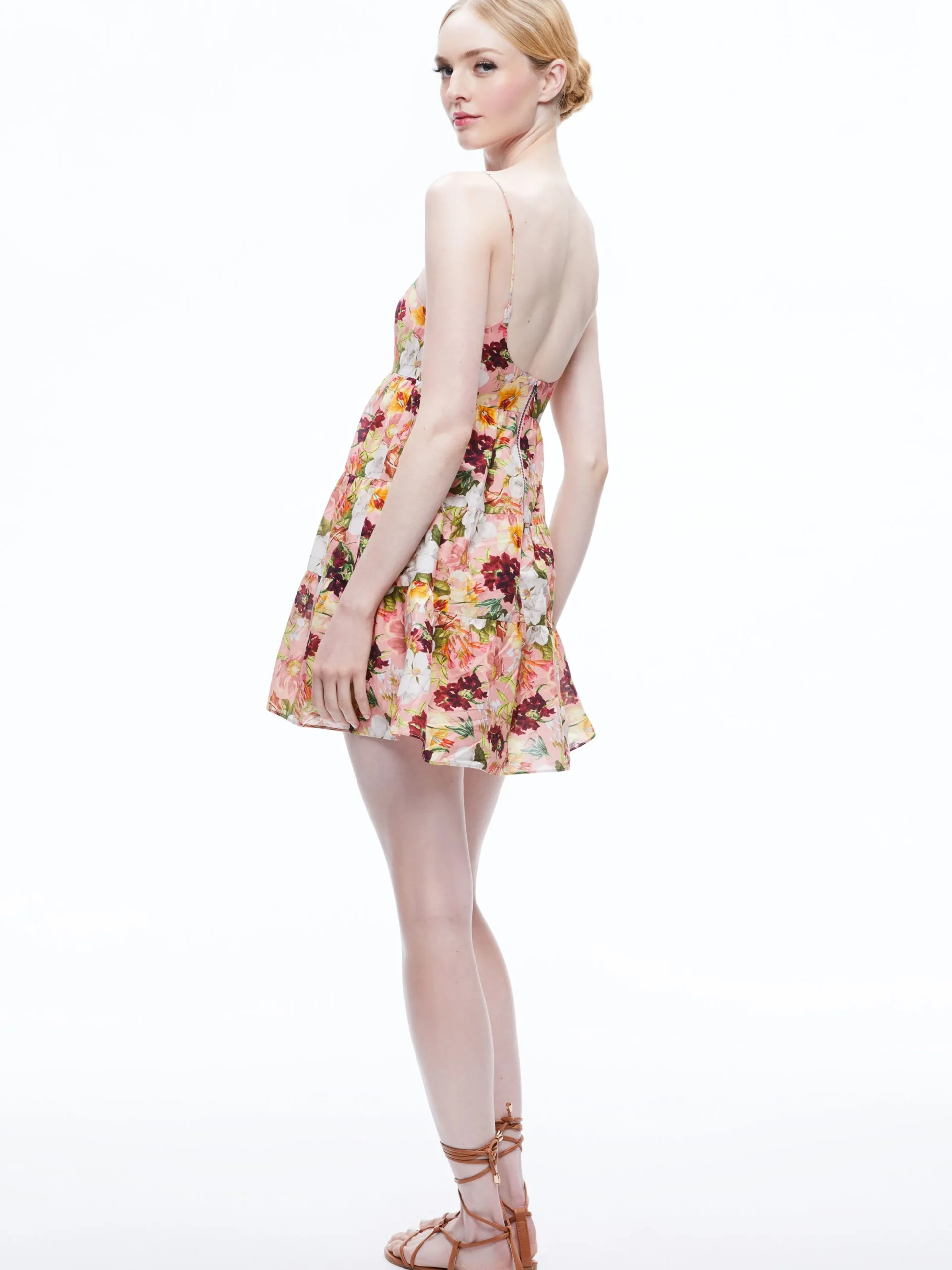 Alice and Olivia MINI|DRESSES*COLLEEN BABYDOLL MINI DRESS