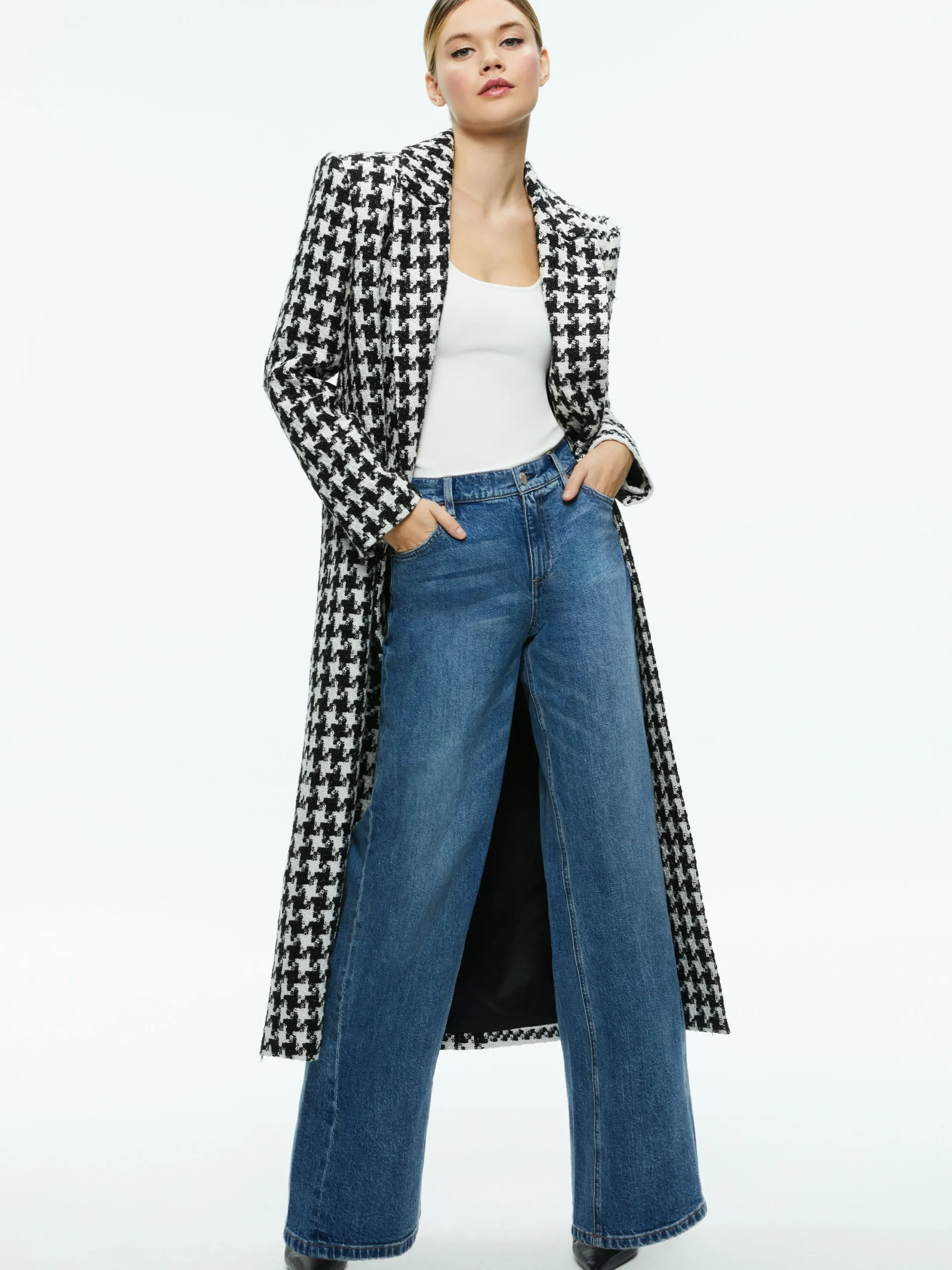 Alice and Olivia ESSENTIALS|JACKETS + COATS*COLLEY LONG TWEED COAT