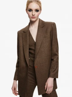 Alice and Olivia ESSENTIALS|JACKETS + COATS*COLLEY NOTCH COLLAR BLAZER